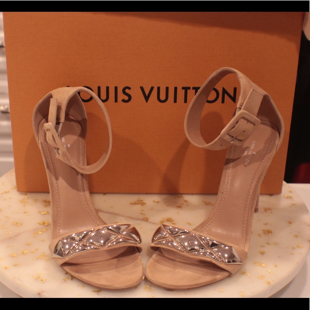 LV T strap high heels